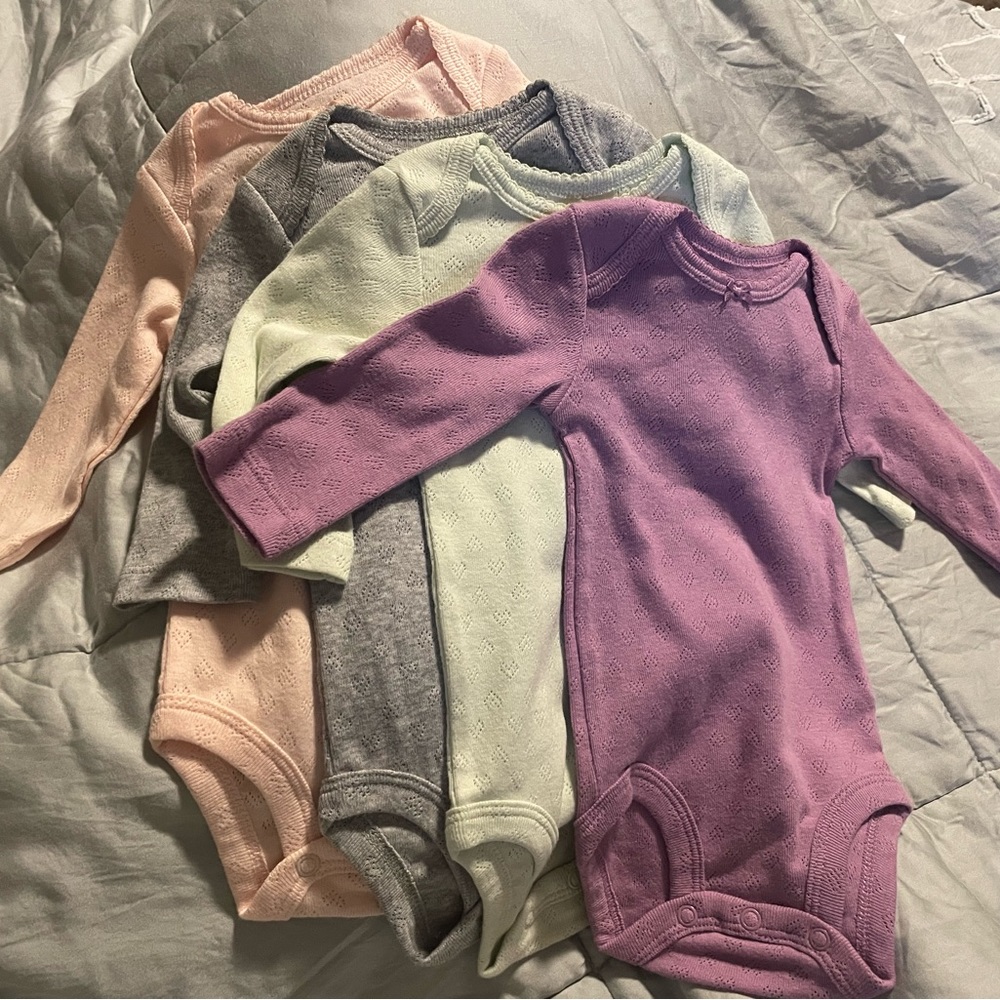 Carter’s Colorful Baby Bodysuit Set- NWT